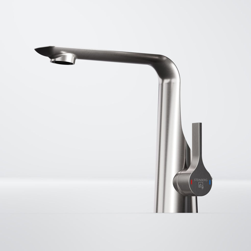 Steinberg Serie 290 Waschtisch-Einhebelmischer mit Ablaufgarnitur