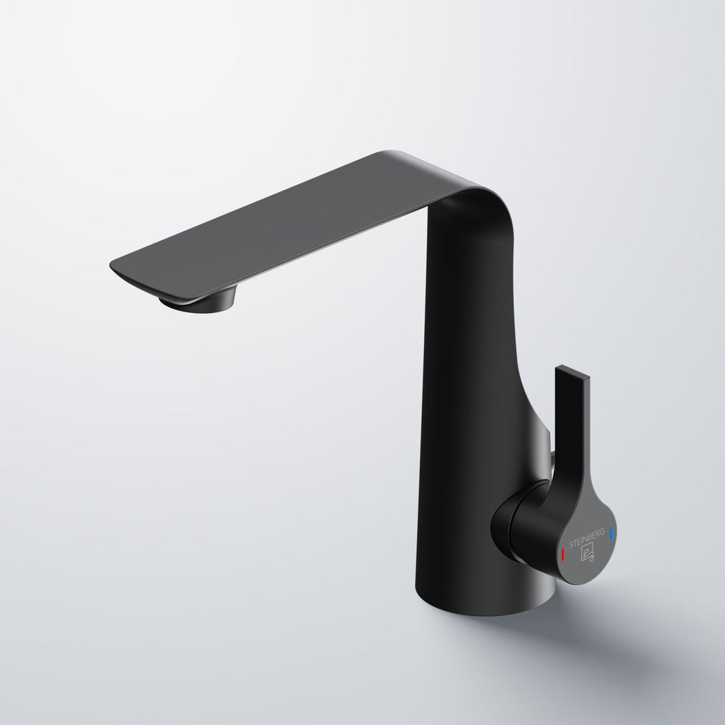 Steinberg Serie 290 Waschtisch-Einhebelmischer mit Ablaufgarnitur