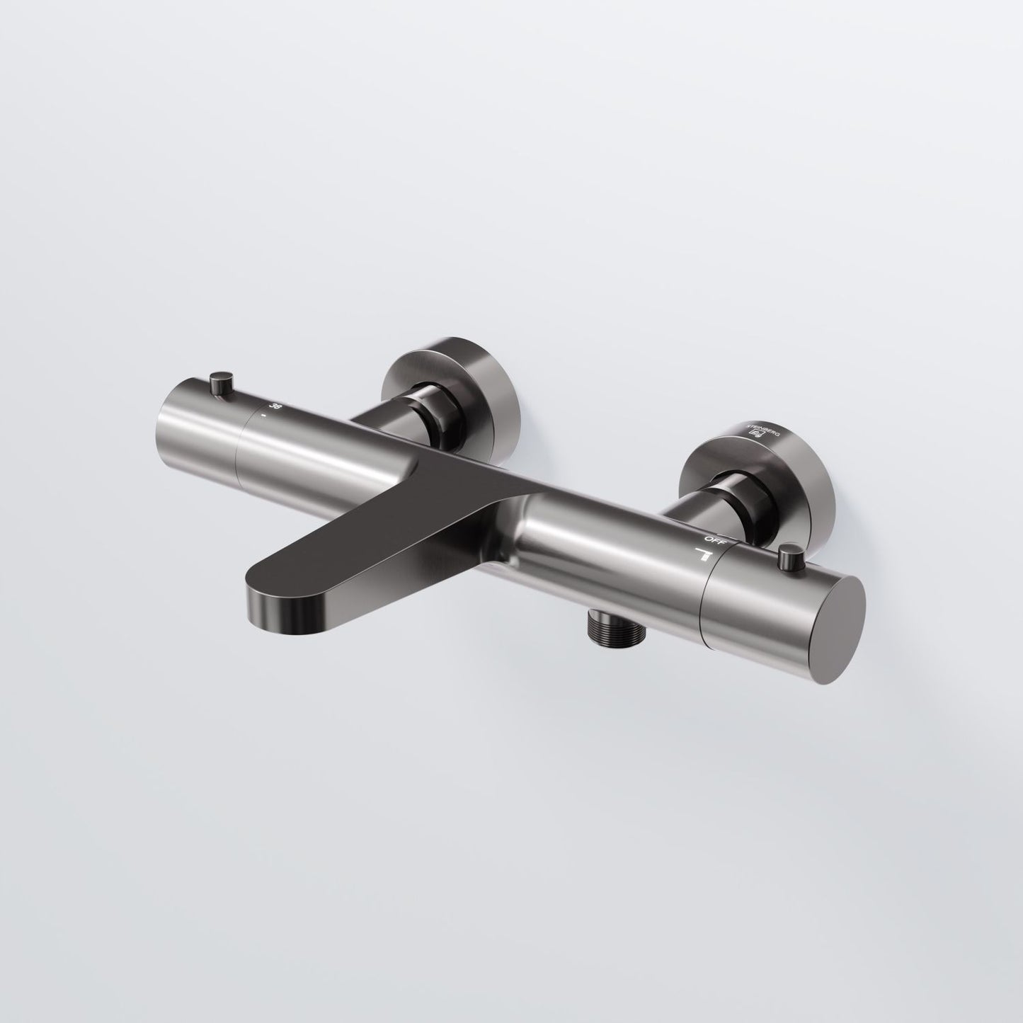 Steinberg Serie 340 Wanne/Brause-AP Thermostat Chrom