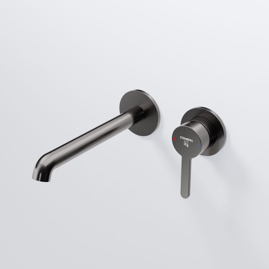 Steinberg Series 341 Wall Washbasin Single Lever Mixer (ready-mounted fitting concealed)
