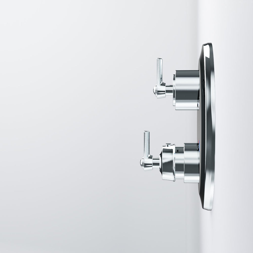Steinberg 350 series ready-mounted fitting concealed for flush-mounted thermostat with 2-way diverter