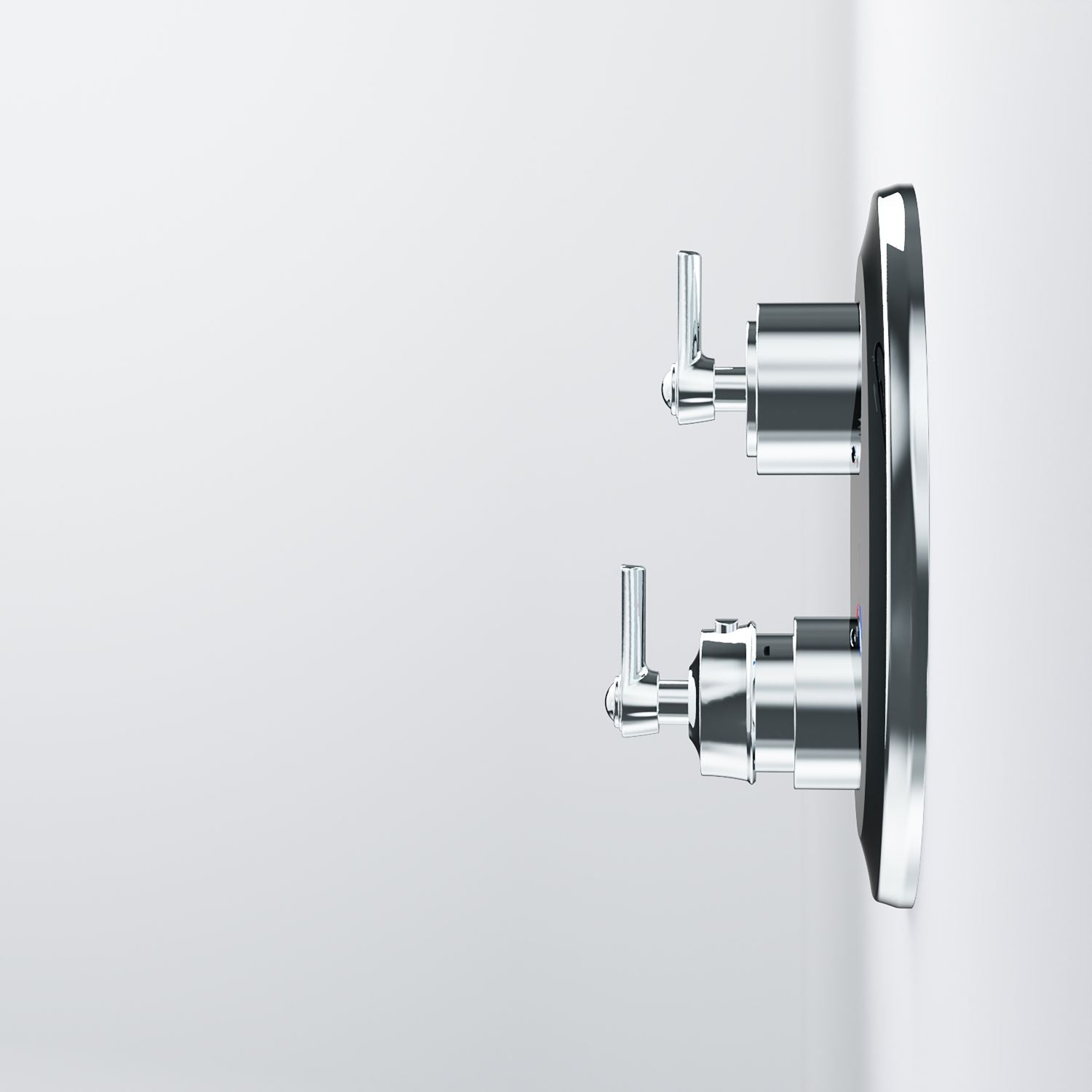 Steinberg 350 series ready-mounted fitting concealed for flush-mounted thermostat with 2-way diverter