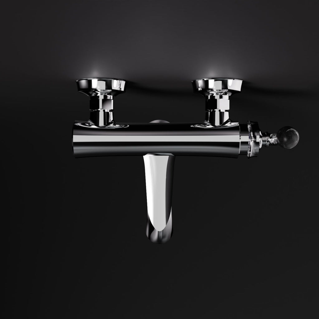 Steinberg Serie 355 – Metamorphosis by Daniele Daminelli, Aufputz-Einhebelmischer ½″ für Wanne