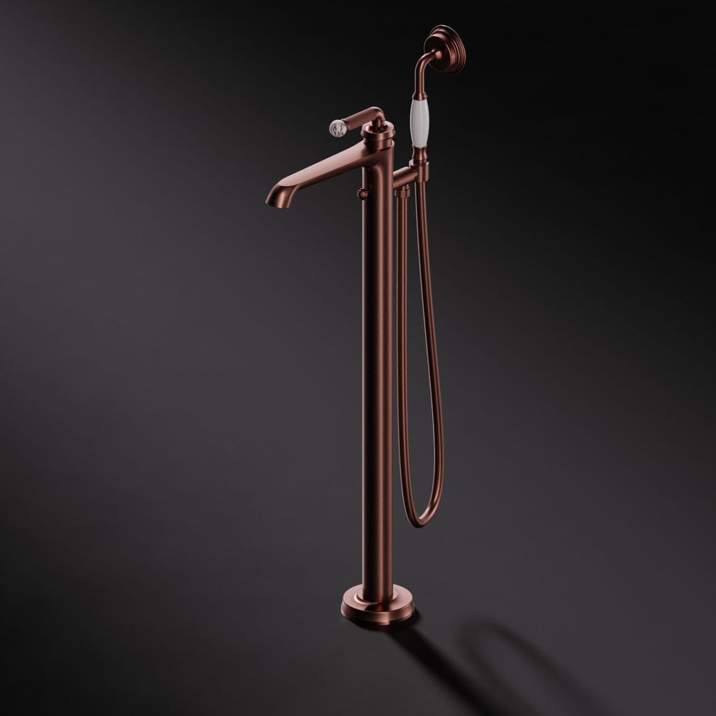 Brushed Copper / Calacatta Viola