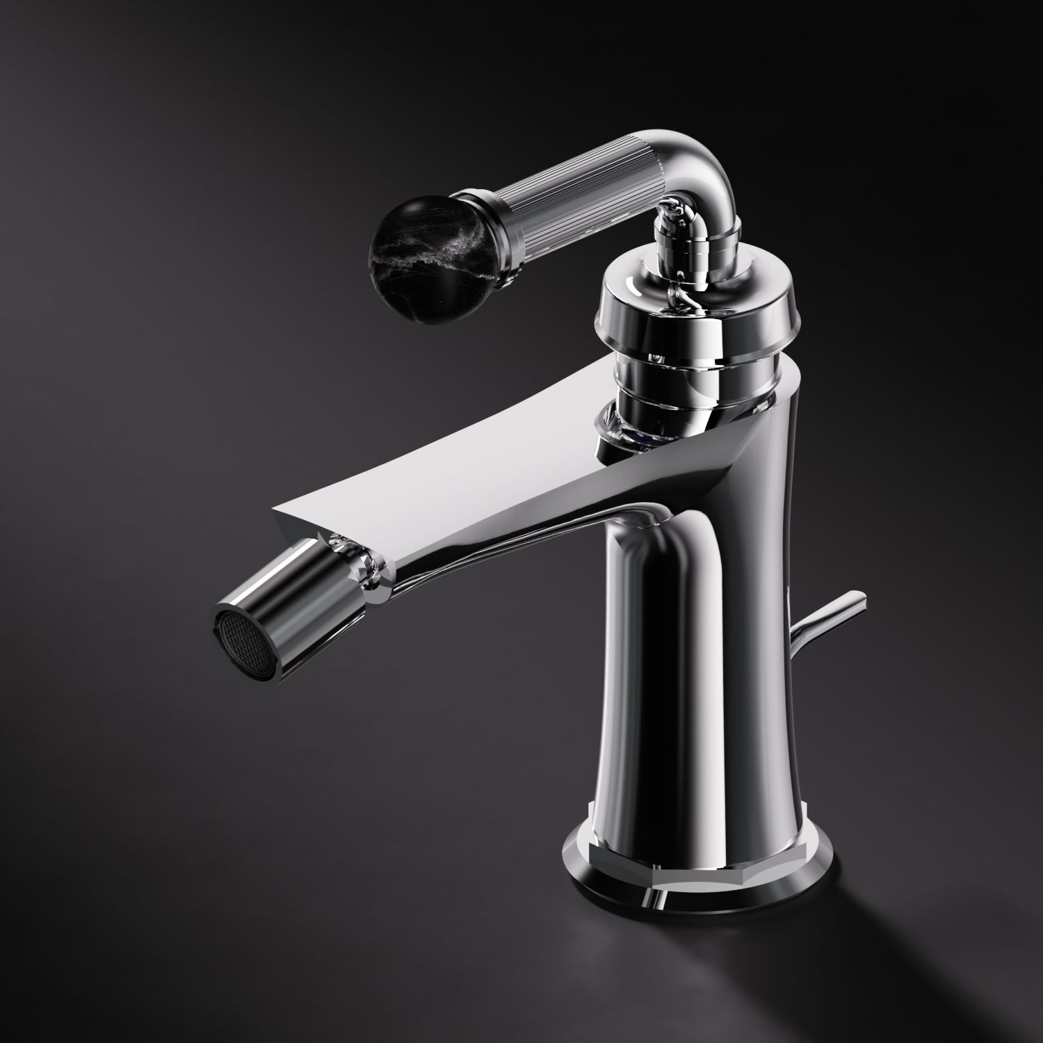 Steinberg Serie 355 – Metamorphosis by Daniele Daminelli, Bidet-Einhebelmischer
