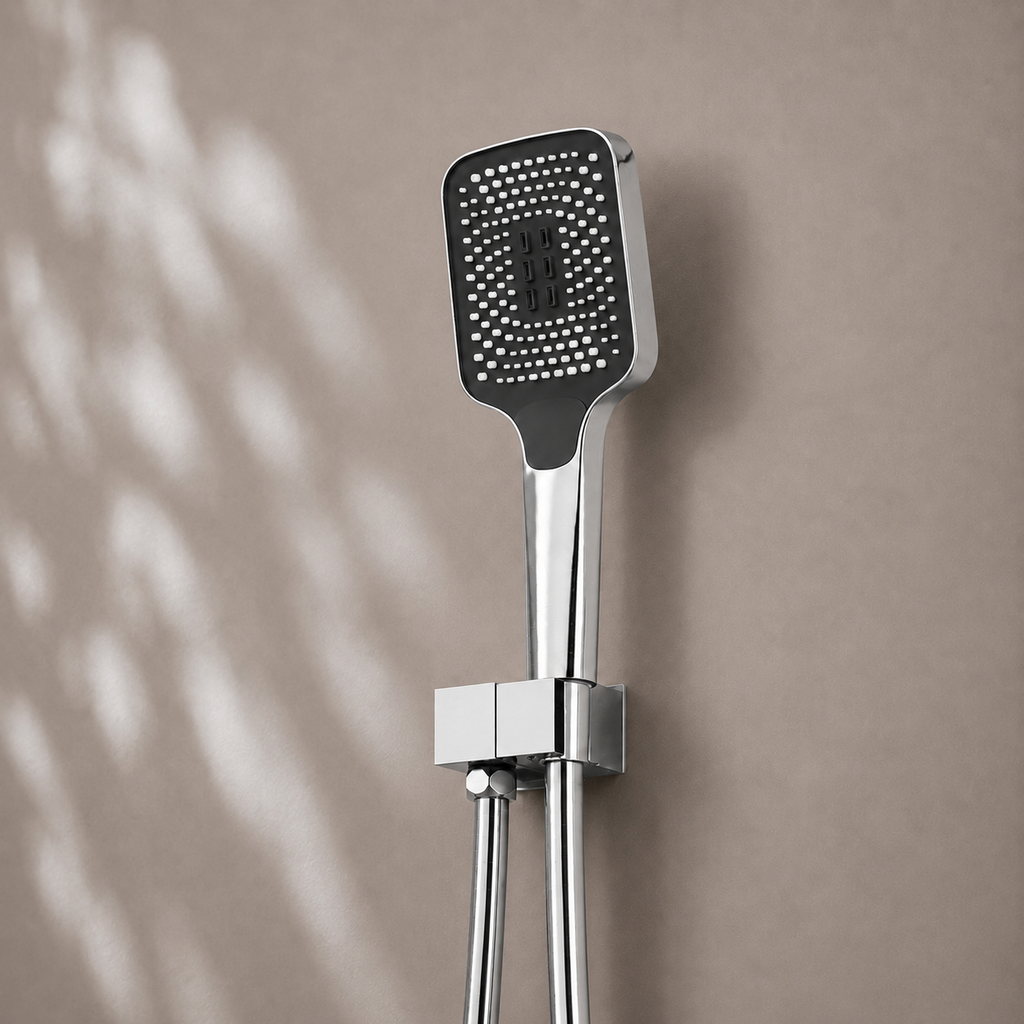 Ensemble de douche Bewater, ensemble complet avec douchette à main, Douche de tête comprenant douche cascade et mitigeur encastré