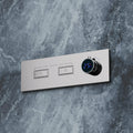 Bewater shower fitting with integrated water turbine, no power connection required