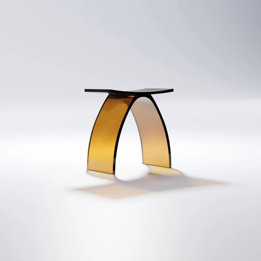 Steinberg Duschhocker Serie 432 - aus Polyresin - Yellow - LIMITED EDITION