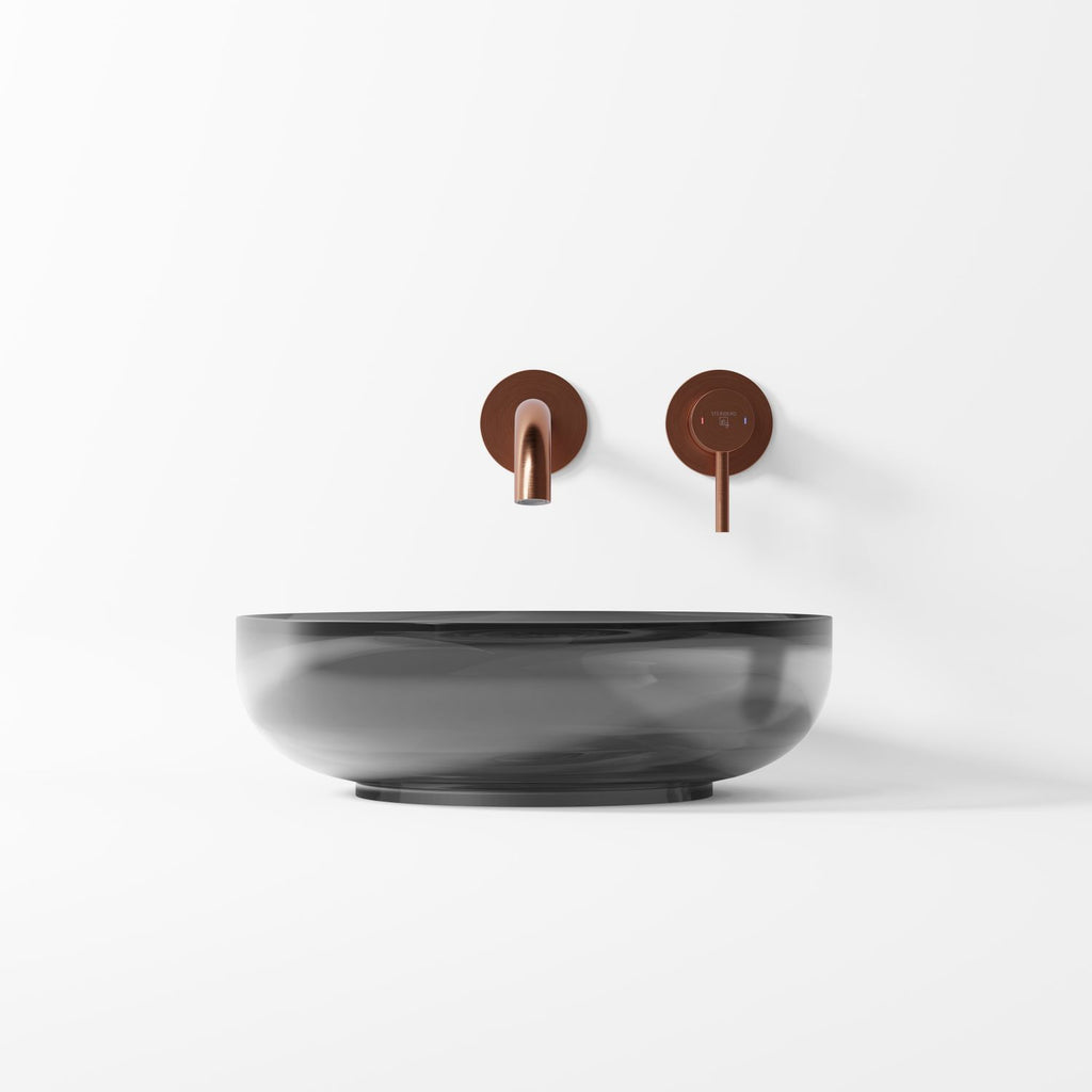 Steinberg Opzetwastafel  Round - Series 489 - From Polyresin - Graphite