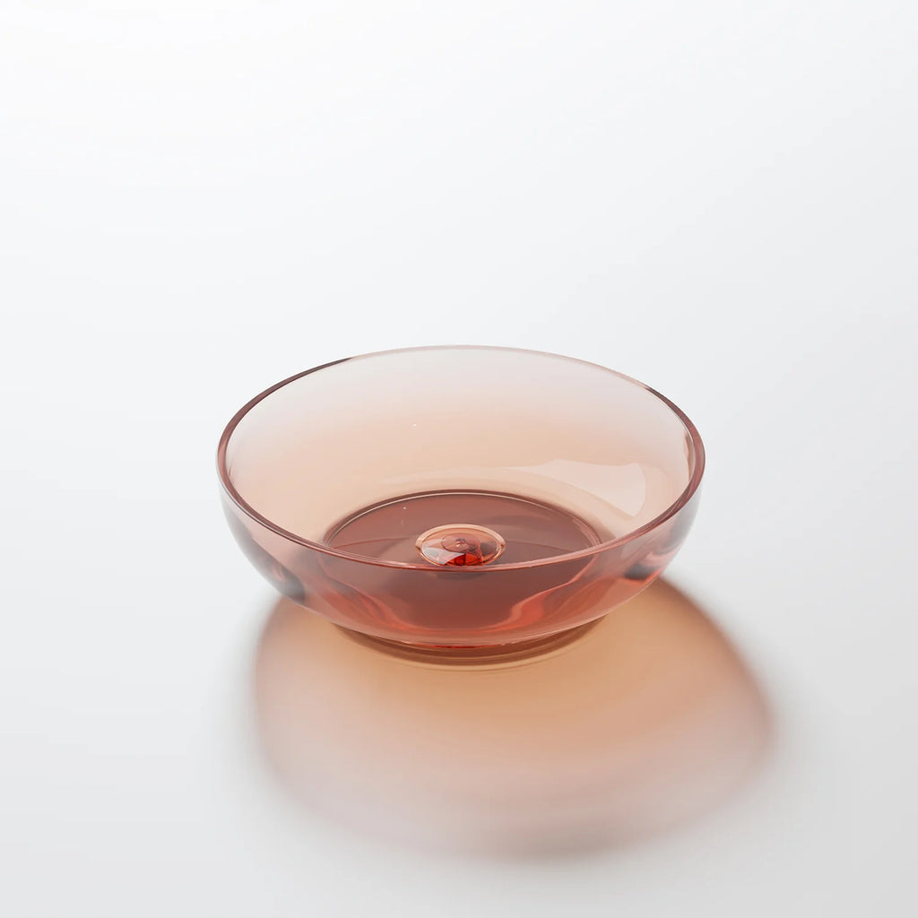 Steinberg Aufsatzwaschtisch rund - Serie 489 - aus Polyresin - Apricot