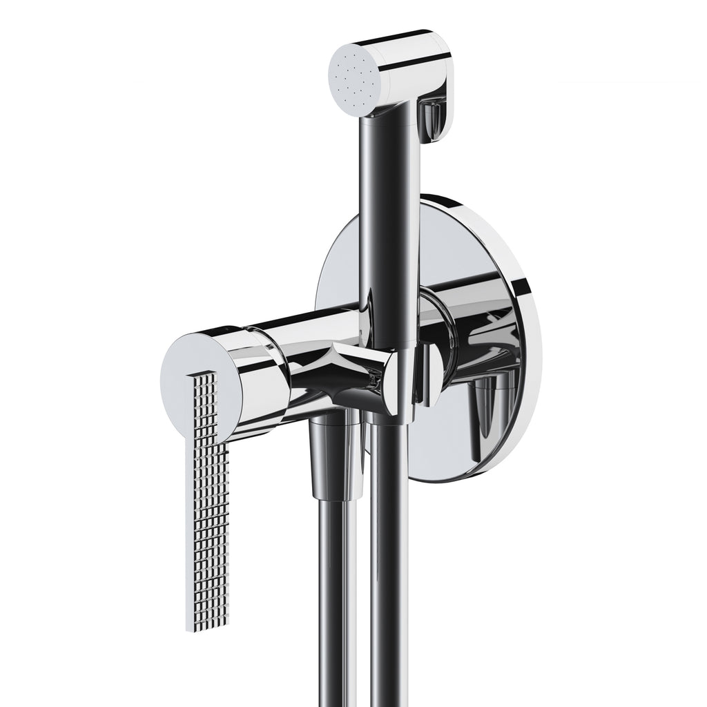 DANIEL Rub. Shut-off concealed fitting / hand shower - Club series - chrome