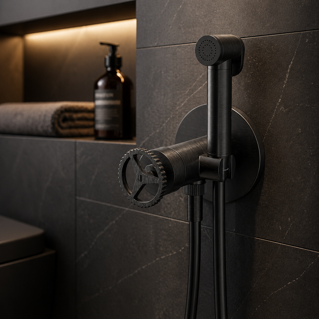 REMER Rub. Shut-off concealed fitting / hand shower - Chrono series