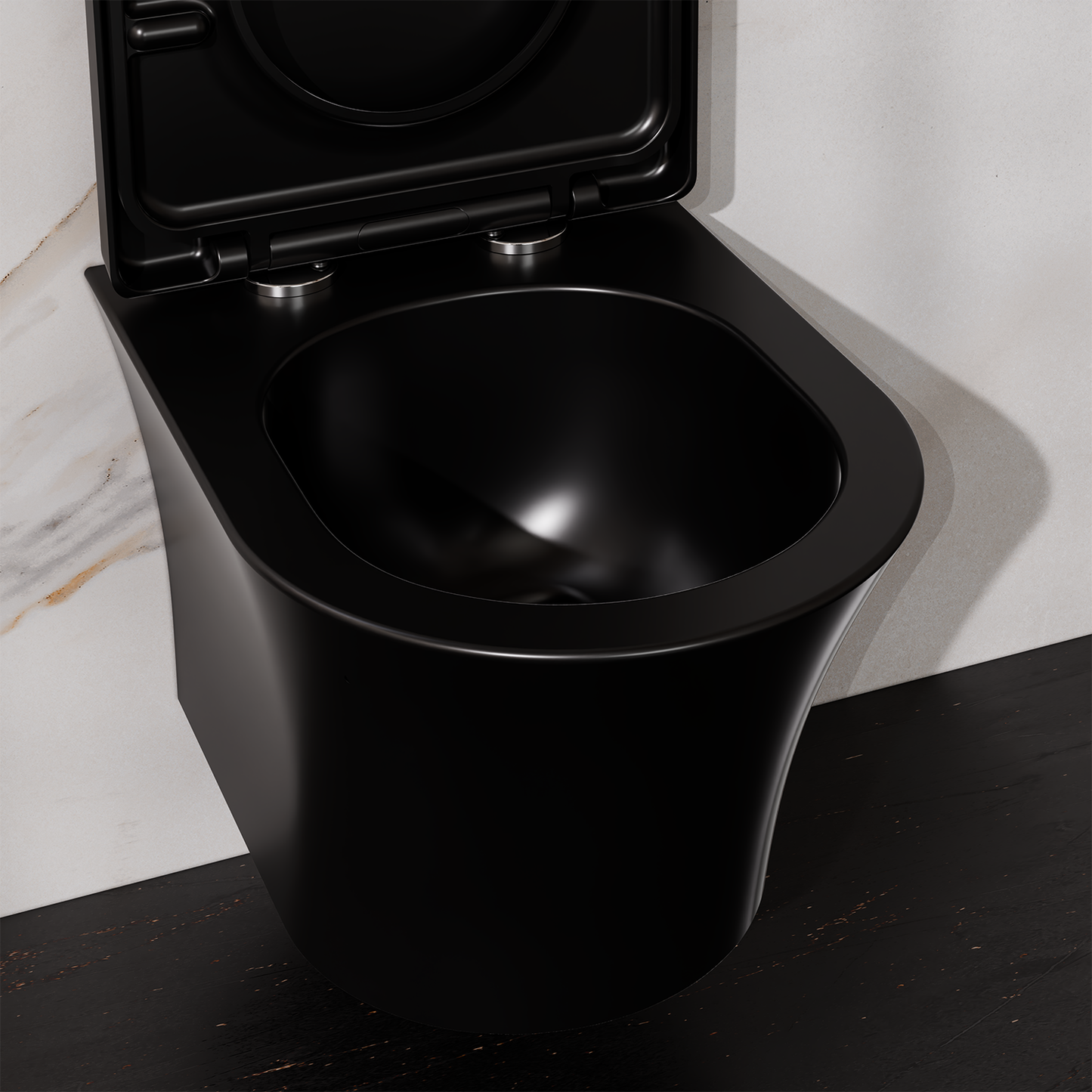 Treos Set - Wand-Tiefspül-WC inkl. WC-Sitz - 48.5cm - Serie 810 - spülrandlos