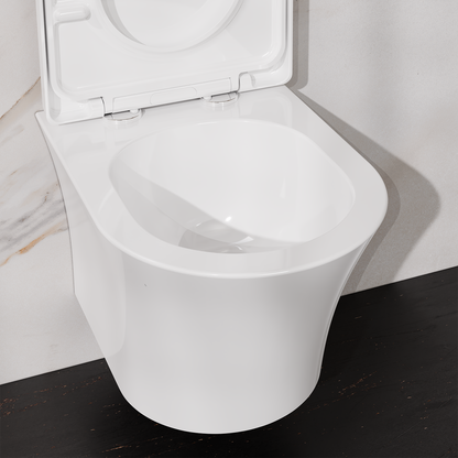 Treos Set - Wand-Tiefspül-WC inkl. WC-Sitz - 48.5cm - Serie 810 - spülrandlos