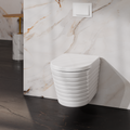 Treos Set - wall-mounted washdown toilet incl. toilet seat - 49cm - Series 810 - rimless