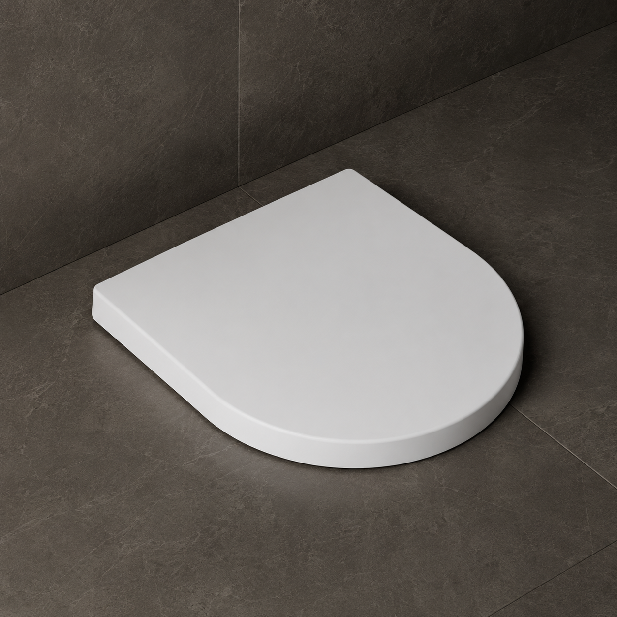 Kurzer WC-Sitz passend für 48 cm Wand-WC 810.03.2002 – abnehmbar mit Absenkautomatik – weiß – Treos