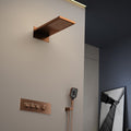 Bewater Duschset, Komplettset mit Handbrause, Regenbrause inkl. Schwallbrause und Unterputz-Mischer
