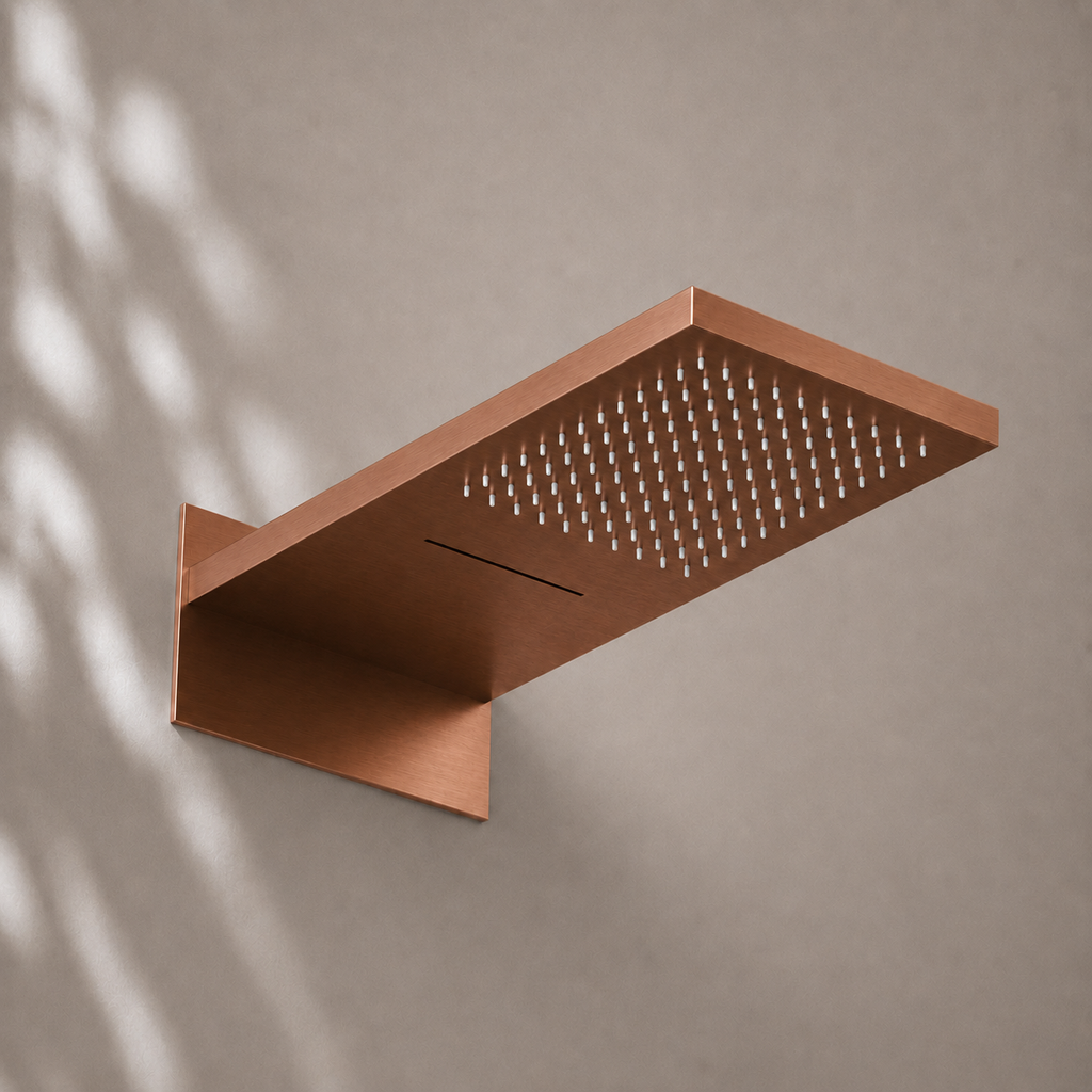 Ensemble de douche Bewater, ensemble complet avec douchette à main, Douche de tête comprenant douche cascade et mitigeur encastré