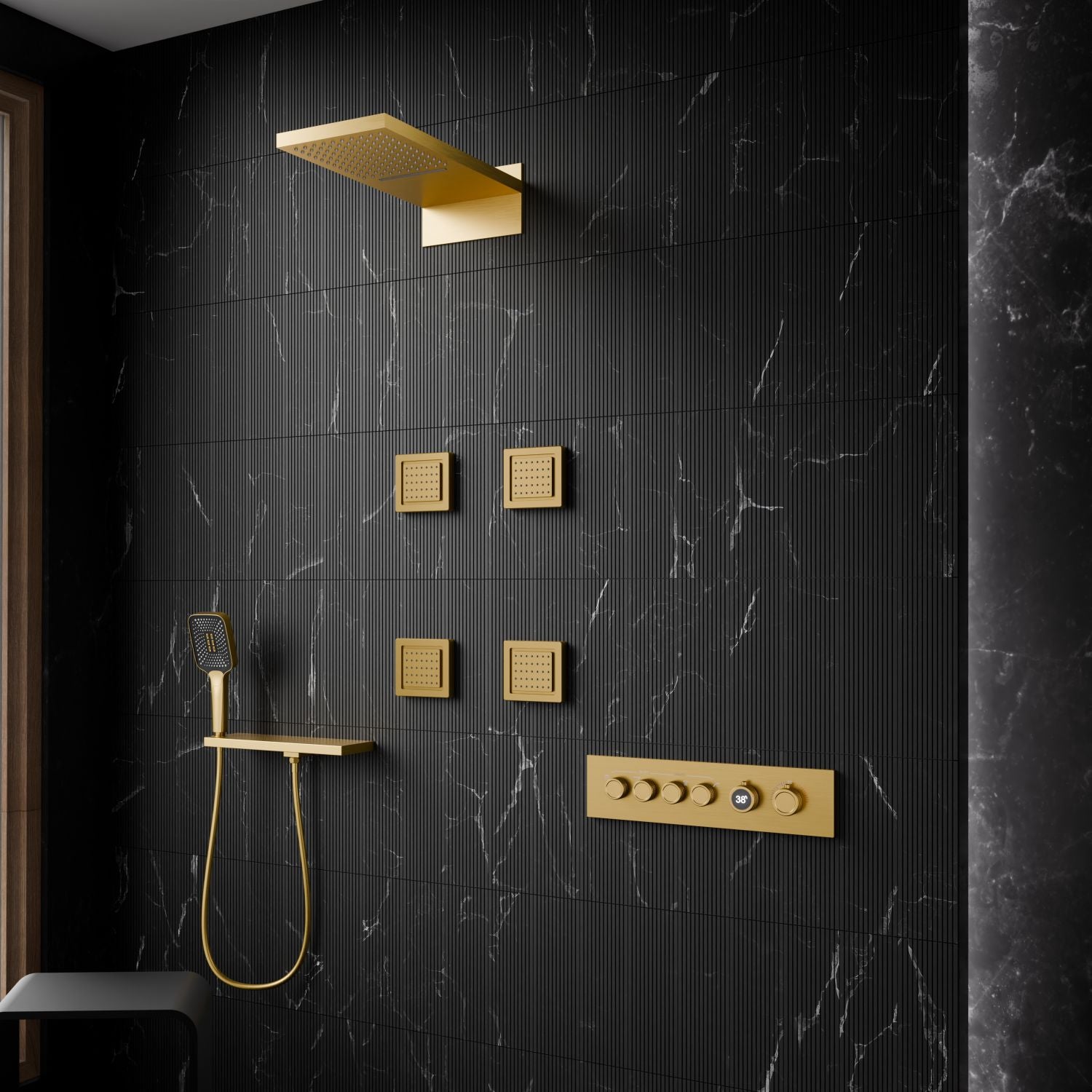 Remer rub. Wall-Single Lever Basin Mixer - Series Chrono