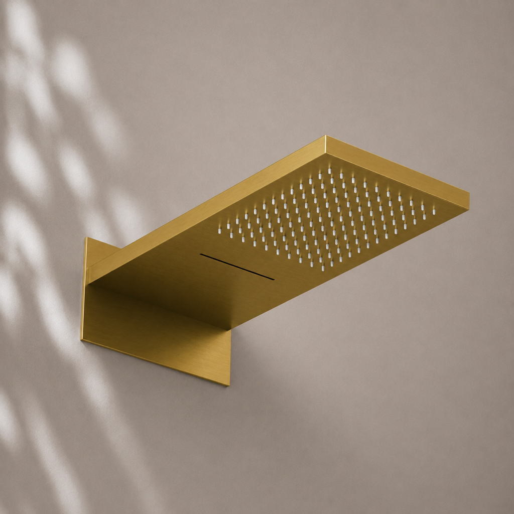Ensemble de douche Bewater, ensemble complet avec douchette à main, Douche de tête comprenant douche cascade et mitigeur encastré