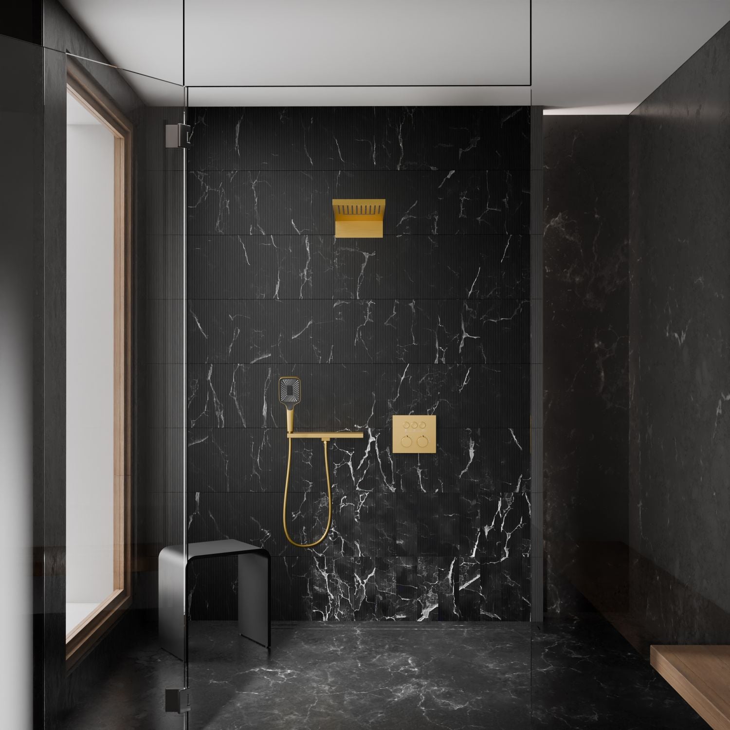 REMER RUB. Mur-Mitigeur de lavabo - Série Chrono