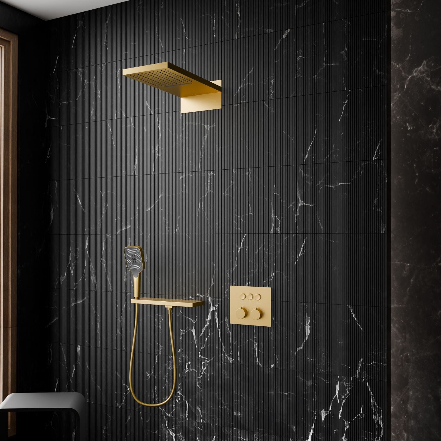 REMER RUB. Mur-Mitigeur de lavabo - Série Chrono