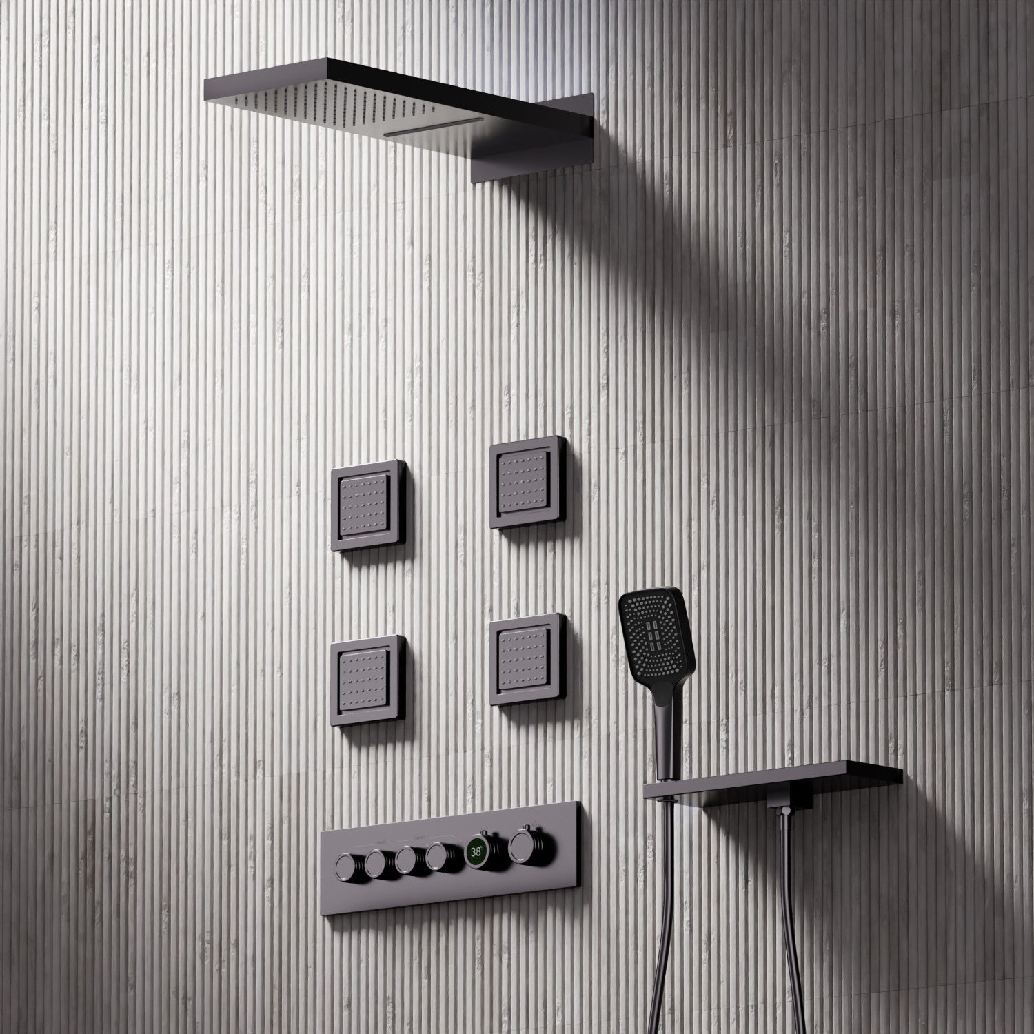 Remer rub. Wall-Single Lever Basin Mixer - Series Chrono