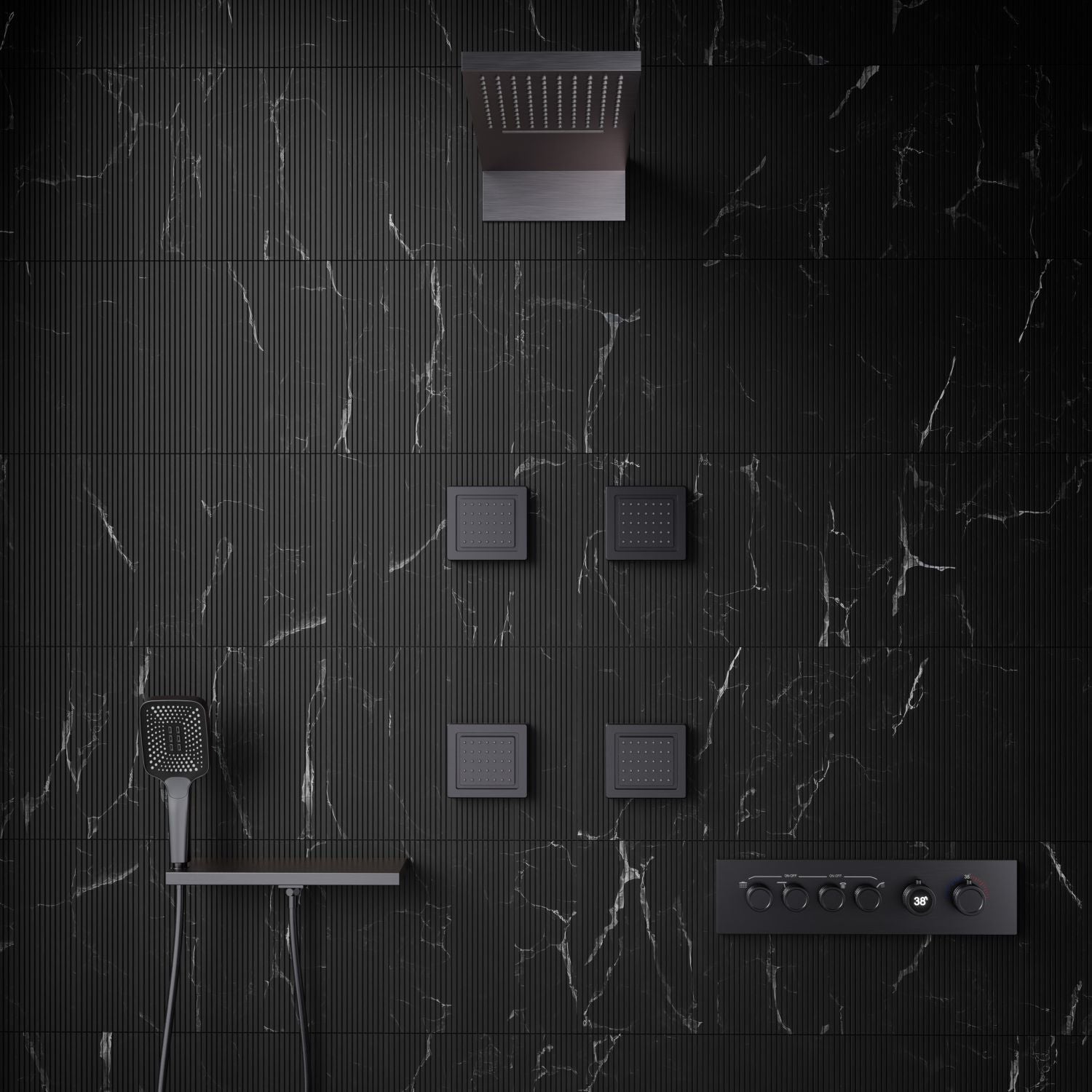 Remer rub. Wall-Single Lever Basin Mixer - Series Chrono