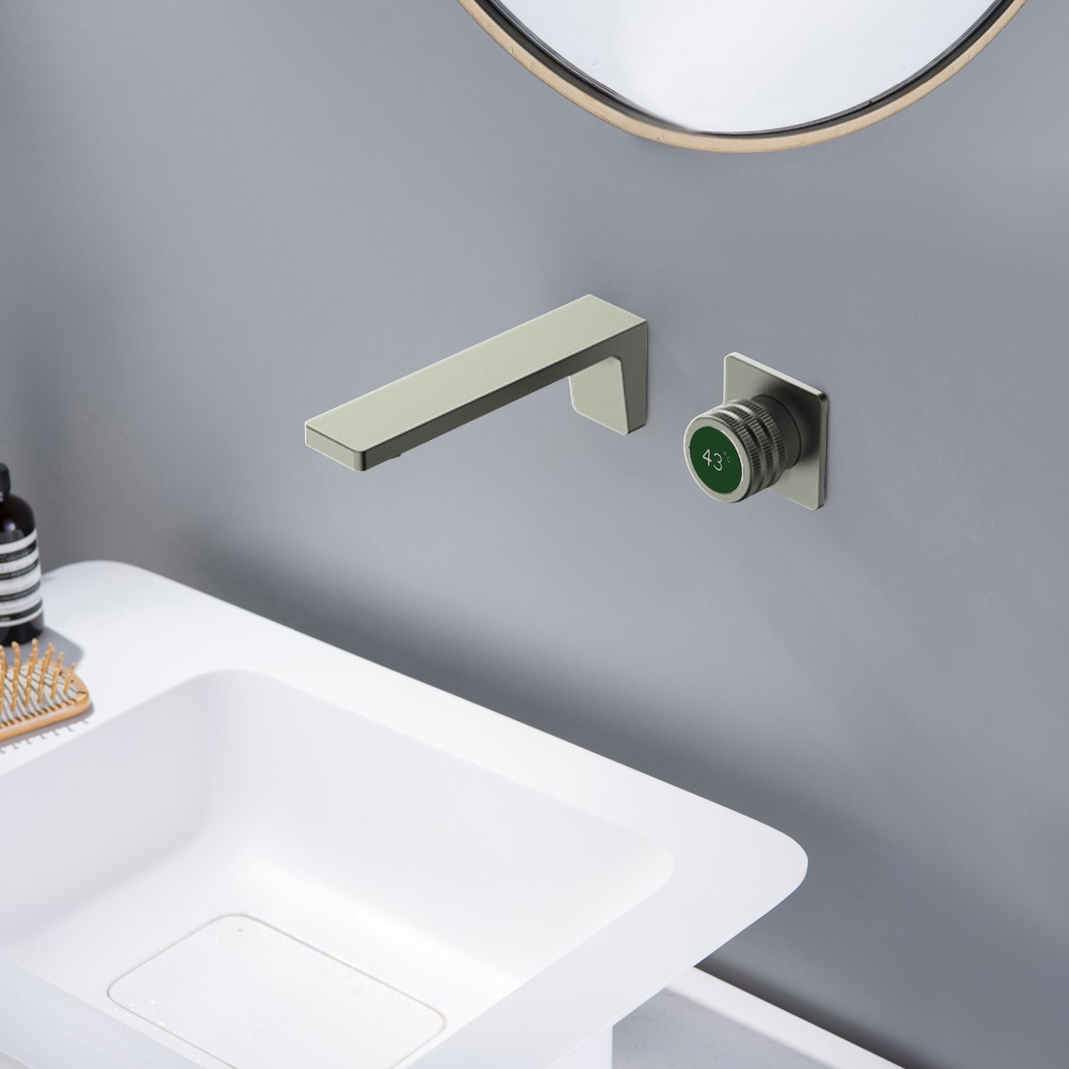 Remer wrijven. Muur-Wastafelkraan - Serie Chrono