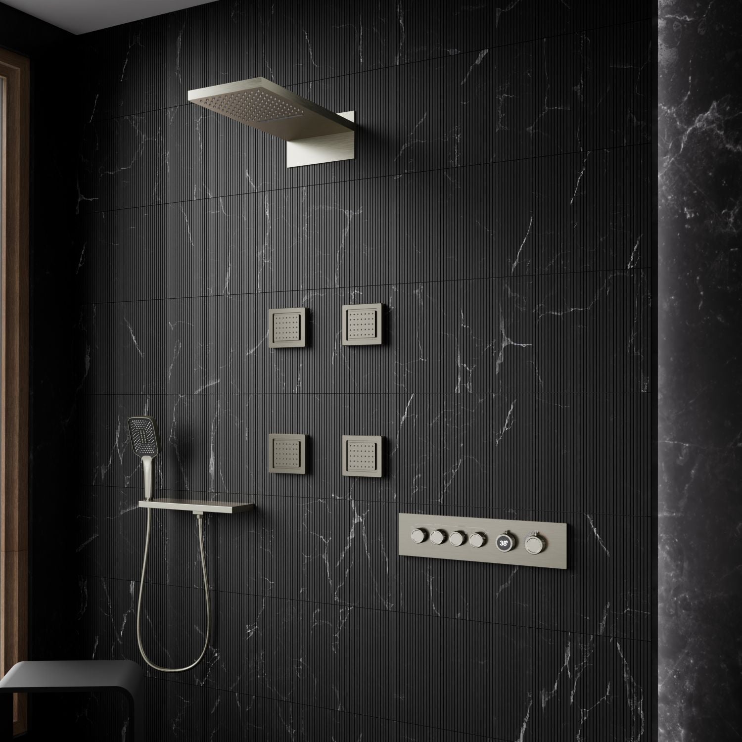 Remer rub. Wall-Single Lever Basin Mixer - Series Chrono