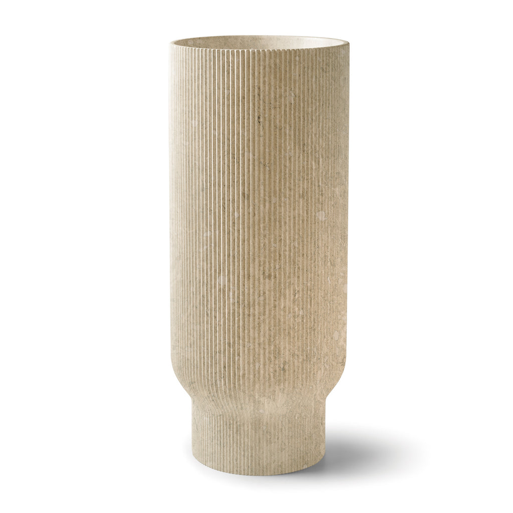 bathco BOHOL - pedestal washbasin made of natural stone