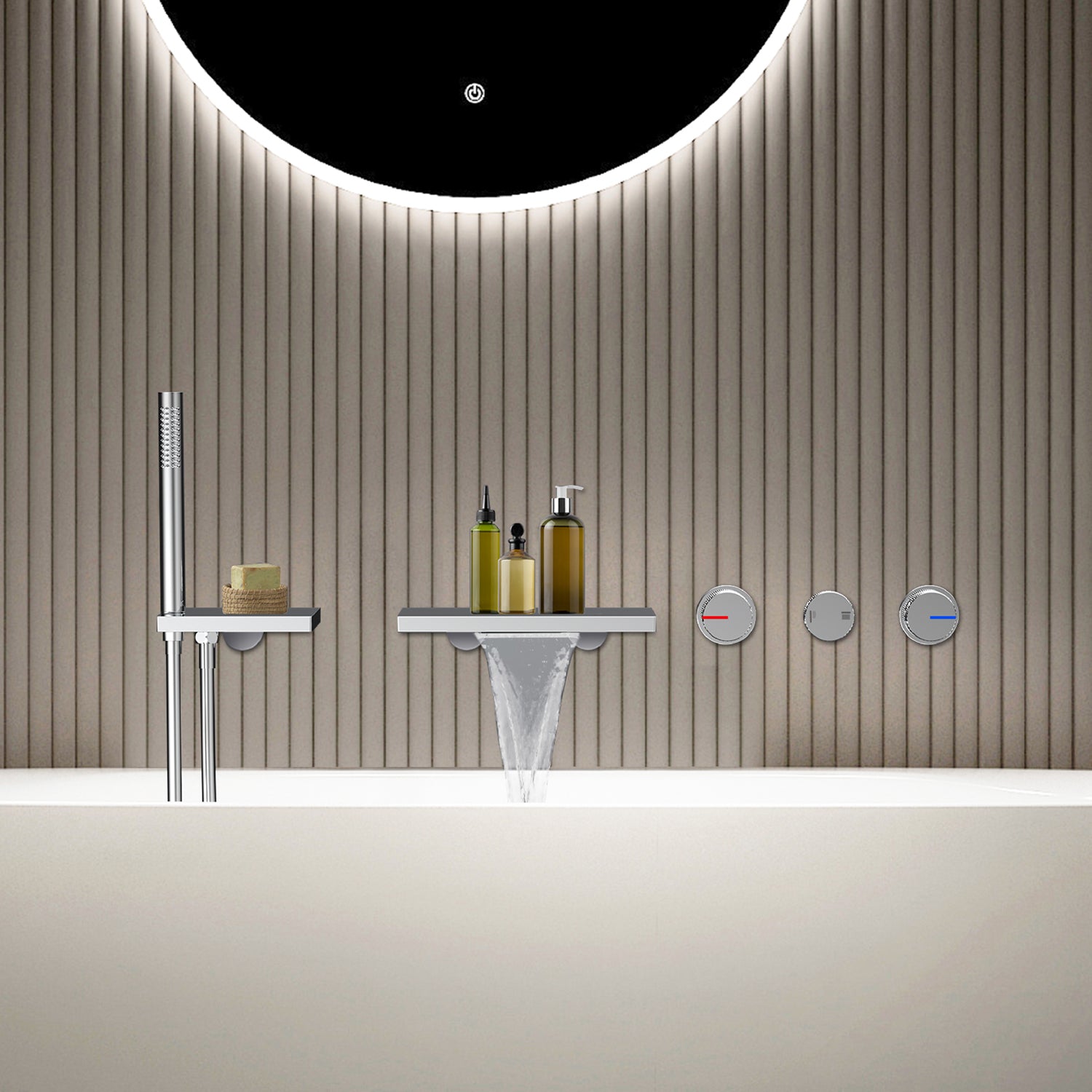 REMER RUB. Mur-Mitigeur de lavabo - Série Chrono