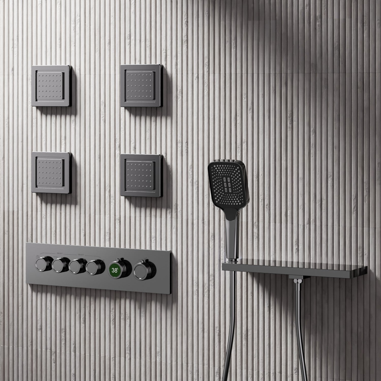 Remer rub. Wall-Single Lever Basin Mixer - Series Chrono