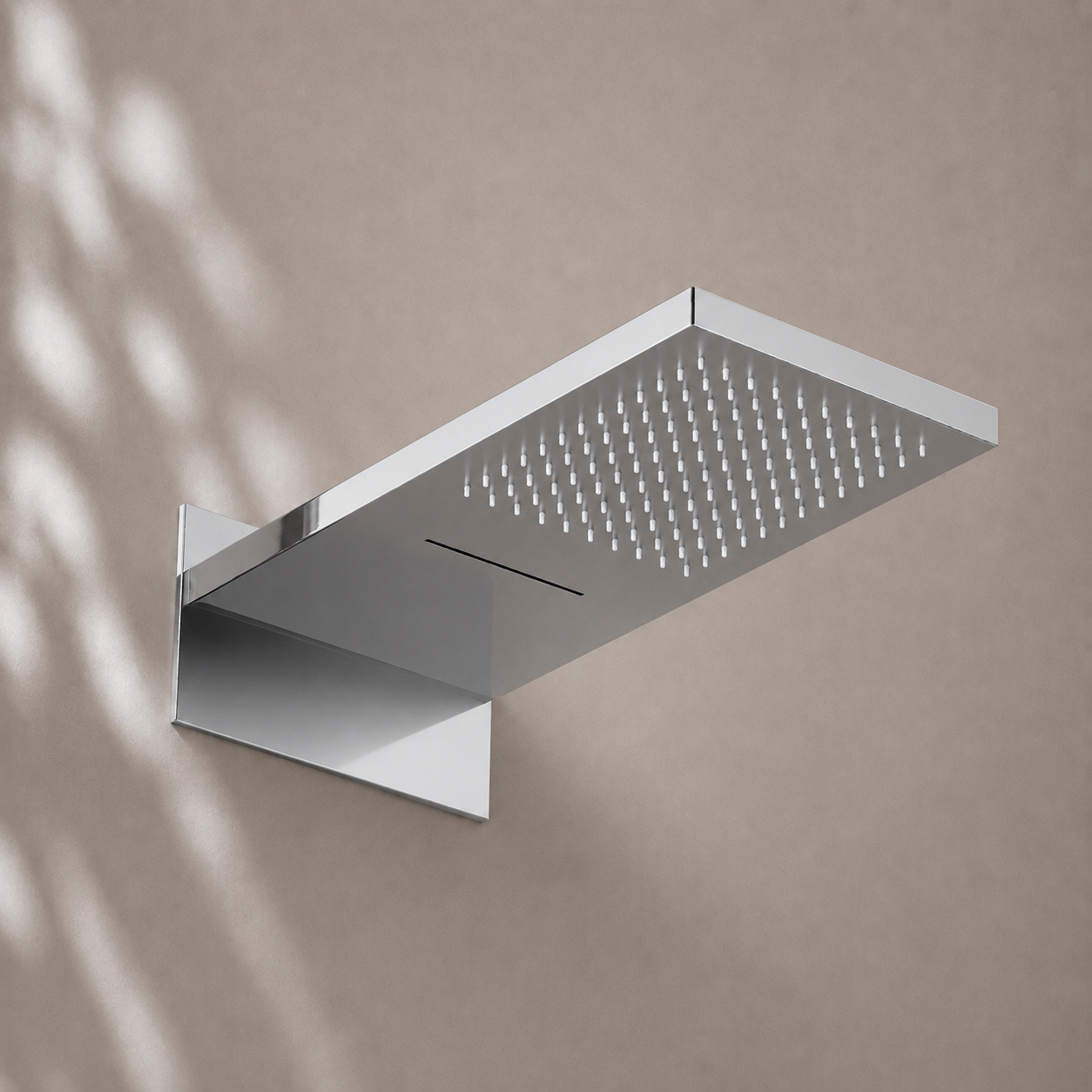 Ensemble de douche Bewater, ensemble complet avec douchette à main, Douche de tête comprenant douche cascade et mitigeur encastré