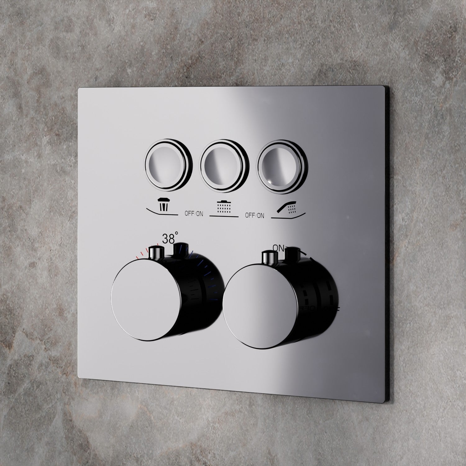 Remer wrijven. Muur-Wastafelkraan - Serie Chrono