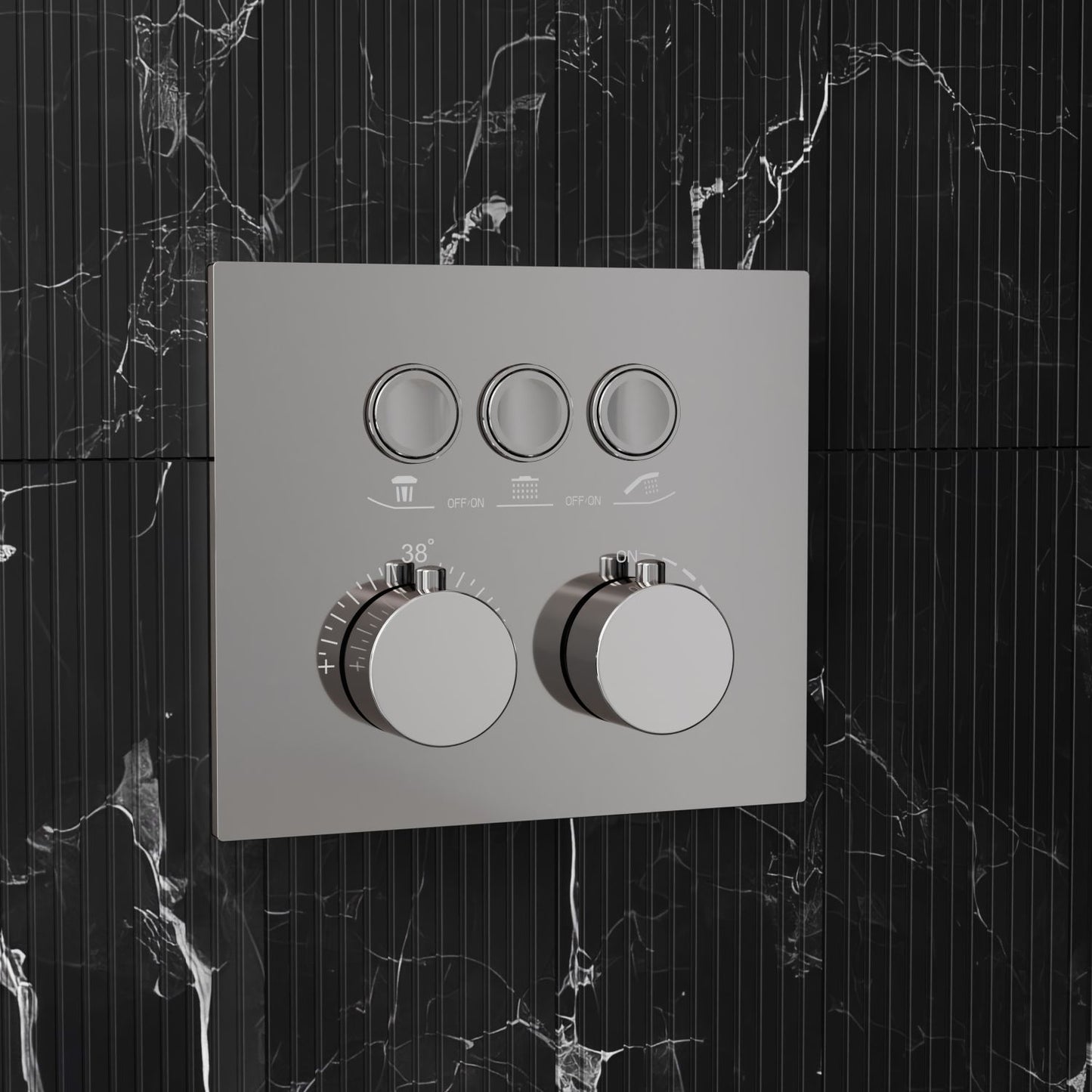 Remer wrijven. Muur-Wastafelkraan - Serie Chrono