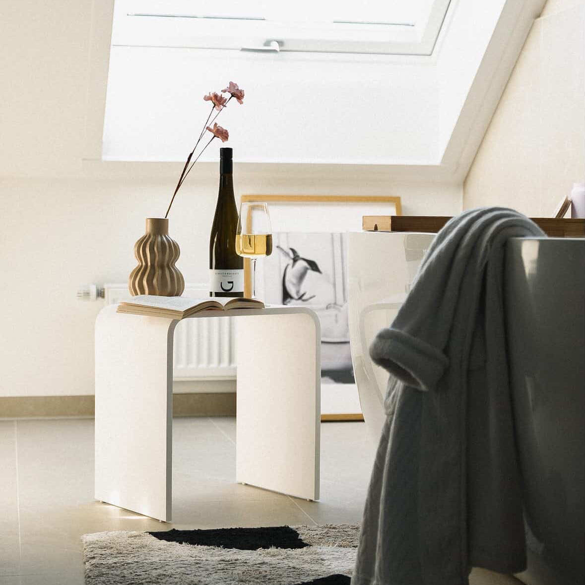 Steinberg Duschhocker Serie 430 - aus Mineo Stone