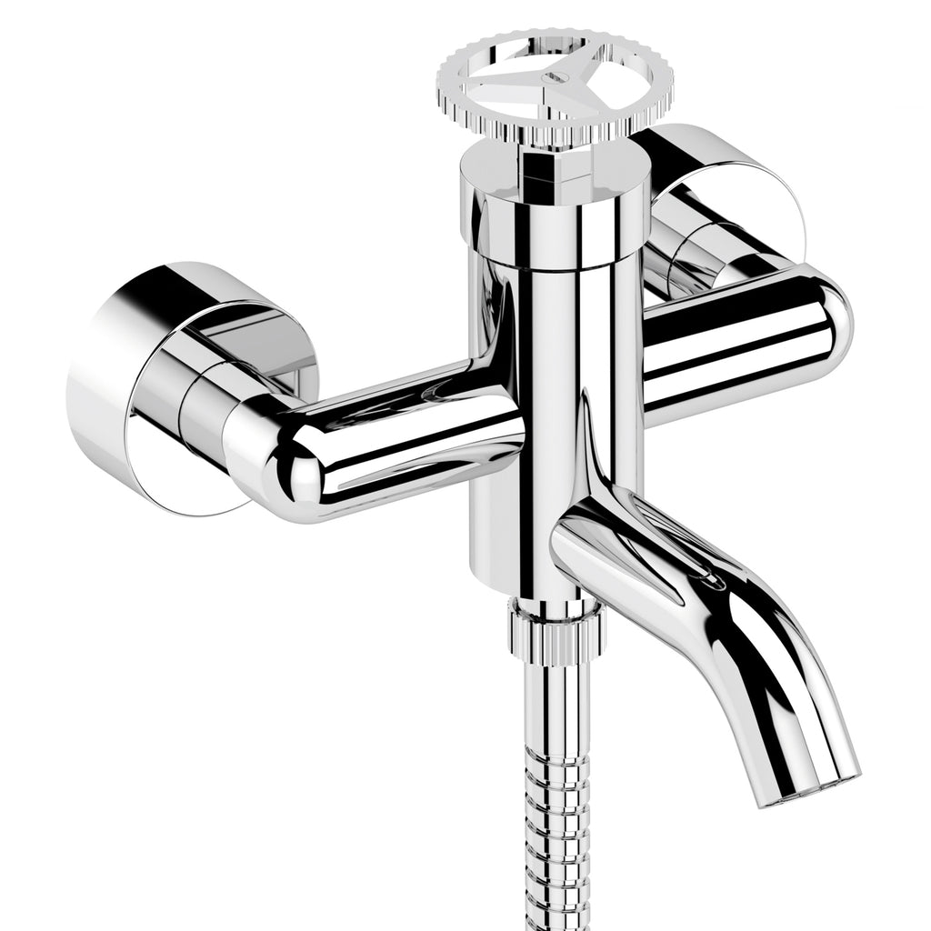 REMER Rub. Single lever bath mixer / wall mounting, without shower set - Chrono series