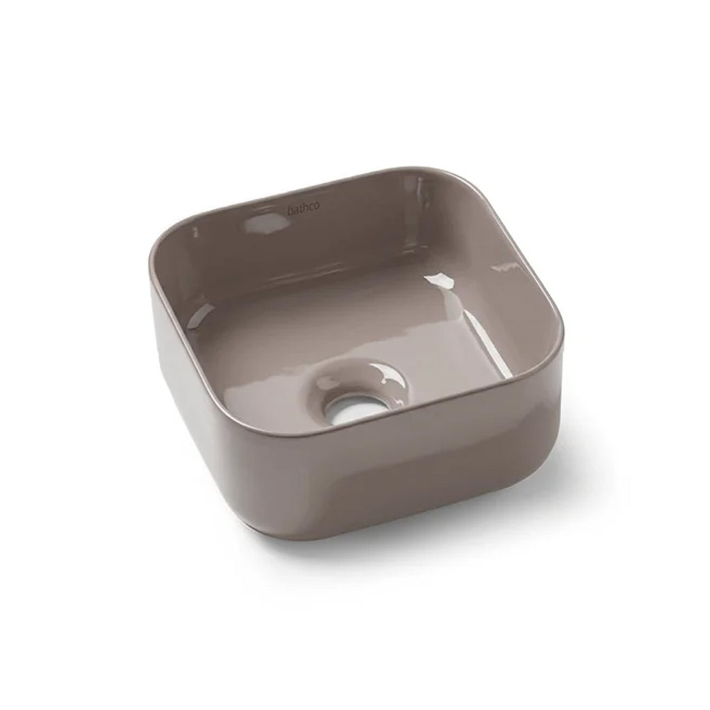 bathco  -CUBE 25 countertop washbasin made of porcelain