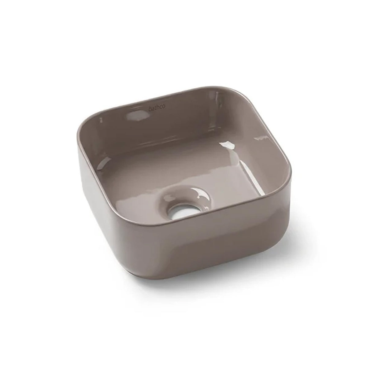 bathco  -CUBE 25 countertop washbasin made of porcelain