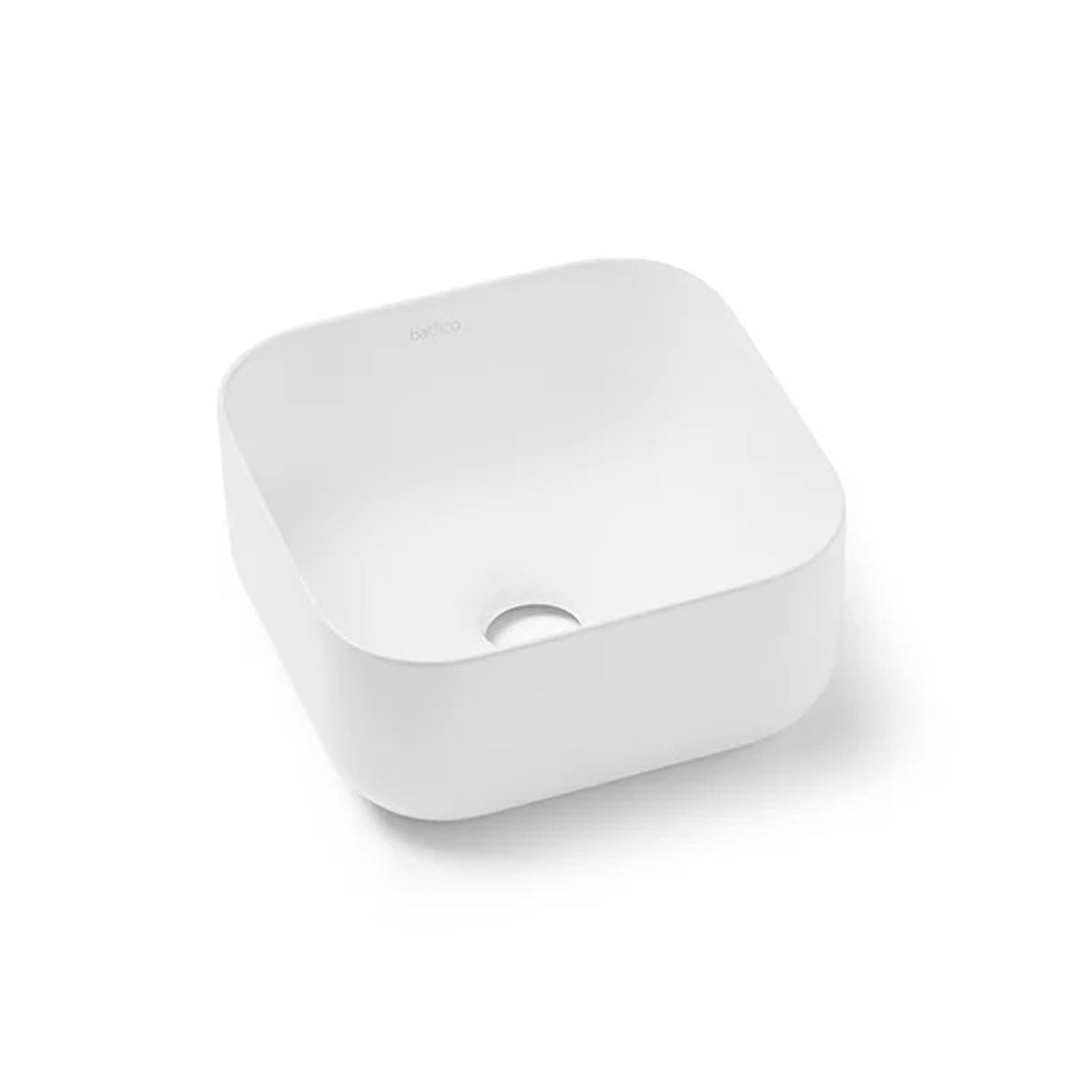 bathco  -CUBE 25 countertop washbasin made of porcelain
