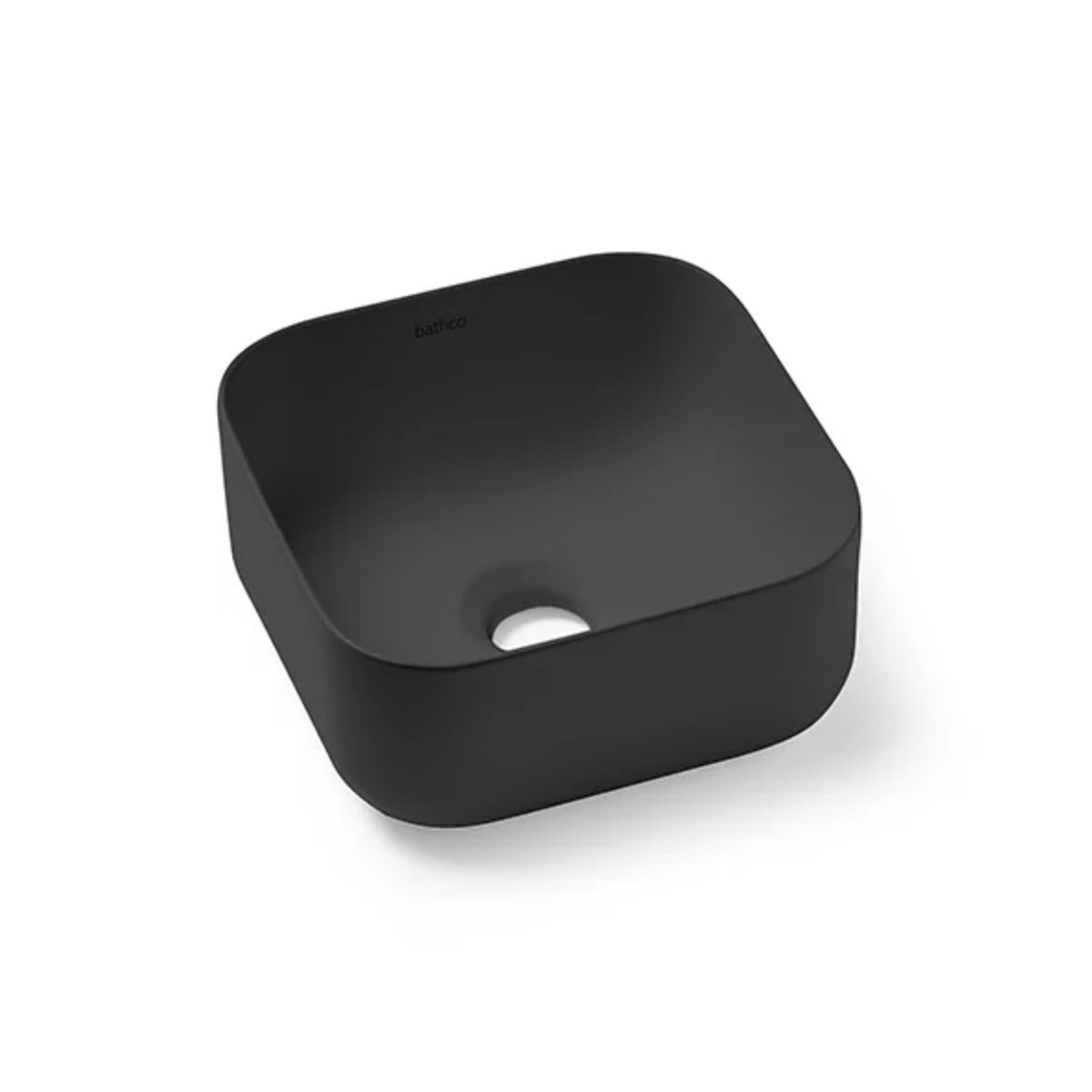 bathco  -CUBE 25 countertop washbasin made of porcelain