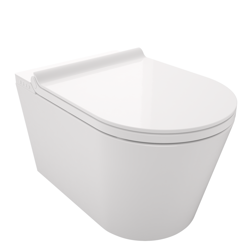Dusch-WC inkl. WC-Sitz - Treos Serie 810 - Komplettset - weiss