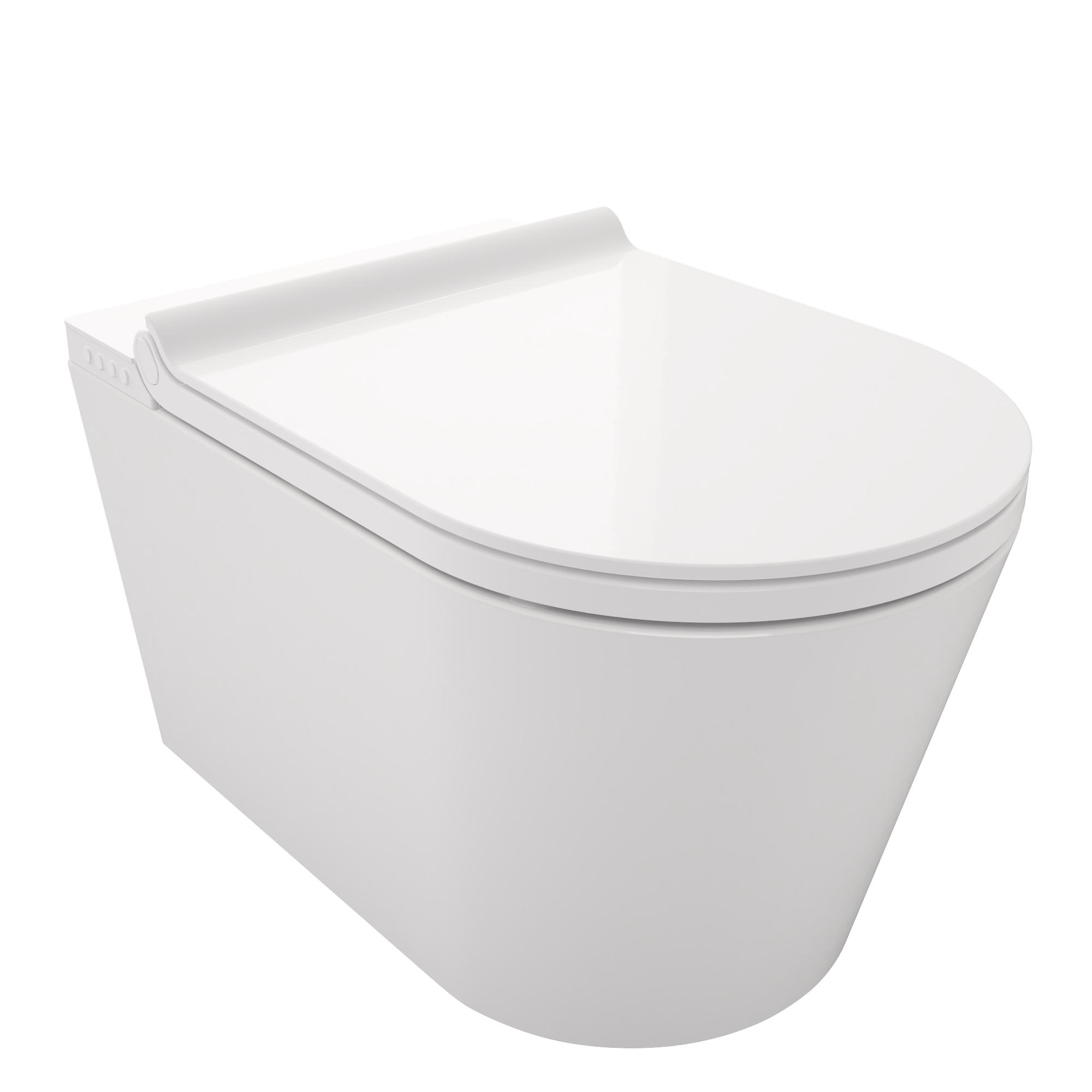 Dusch-WC inkl. WC-Sitz - Treos Serie 810 - Komplettset - weiss