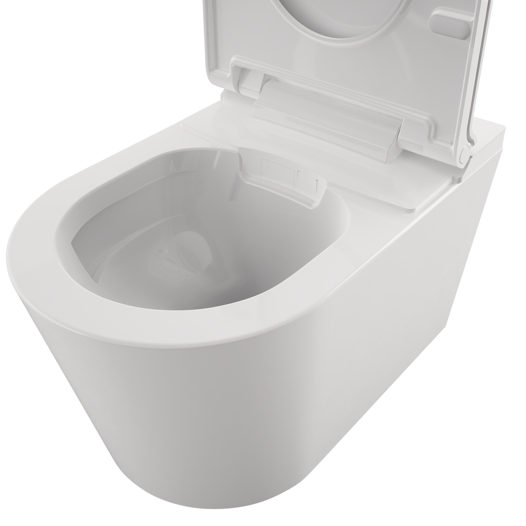 Dusch-WC inkl. WC-Sitz - Treos Serie 810 - Komplettset - weiss