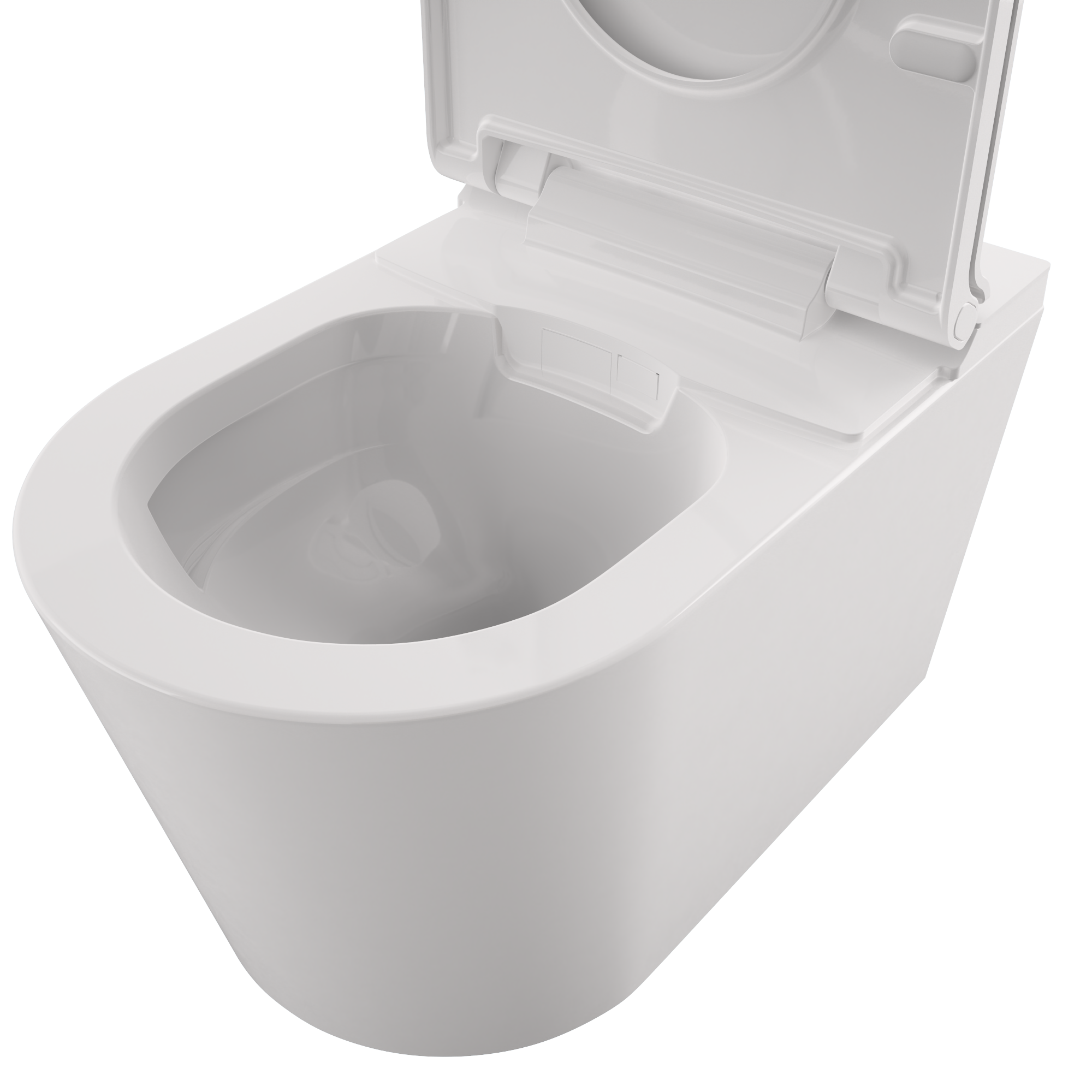 Dusch-WC inkl. WC-Sitz - Treos Serie 810 - Komplettset - weiss