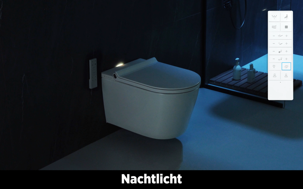 Dusch-WC inkl. WC-Sitz - Treos Serie 810 - Komplettset - weiss
