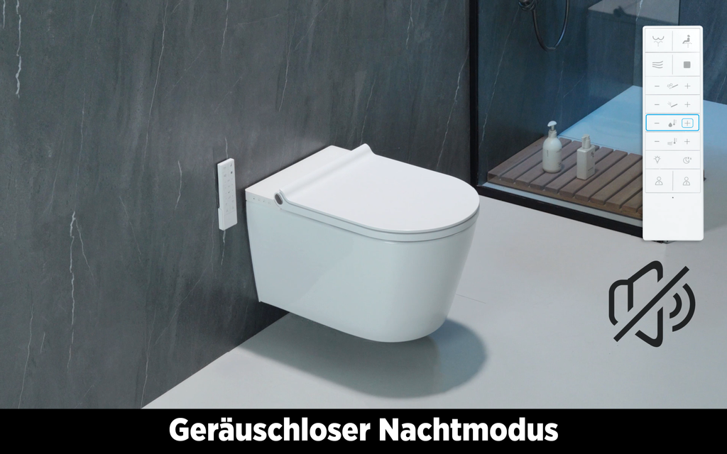 Dusch-WC inkl. WC-Sitz - Treos Serie 810 - Komplettset - weiss