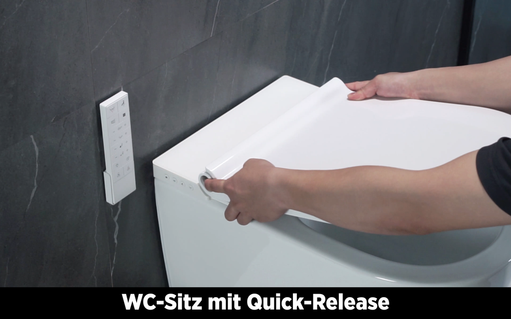 Dusch-WC inkl. WC-Sitz - Treos Serie 810 - Komplettset - weiss