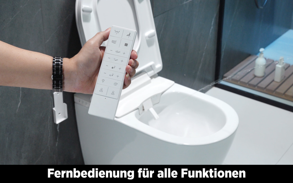 Dusch-WC inkl. WC-Sitz - Treos Serie 810 - Komplettset - weiss